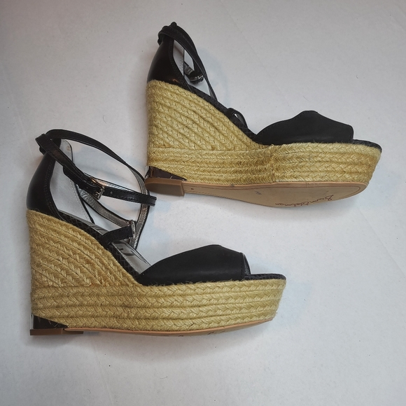 Sam Edelman Turner espadrille wedge open toe NWOT - Picture 11 of 12